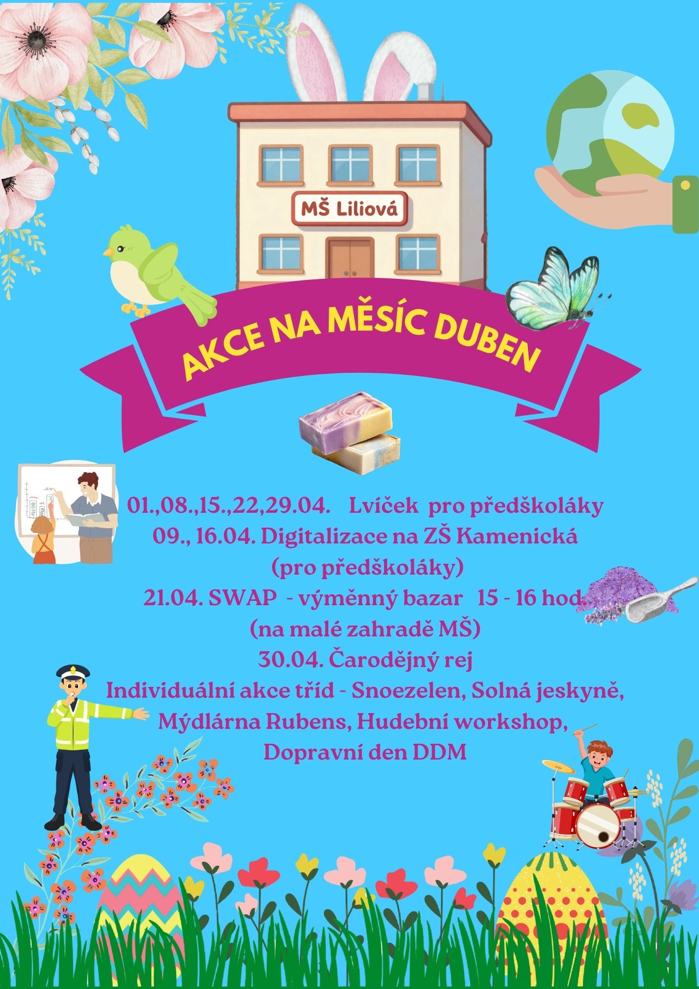 Co nás čeká v měsíci dubnu?